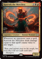 Kaervek the Merciless [Duskmourn: House of Horror Commander] | Pegasus Games WI