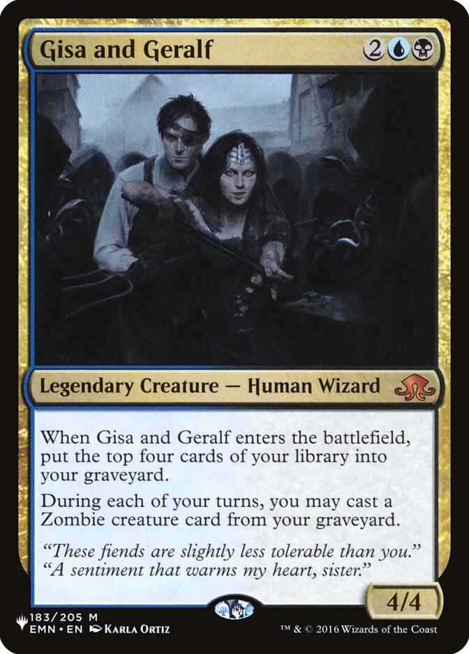 Gisa and Geralf [The List] | Pegasus Games WI
