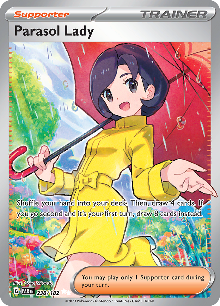 Parasol Lady (238/182) [Scarlet & Violet: Paradox Rift] | Pegasus Games WI