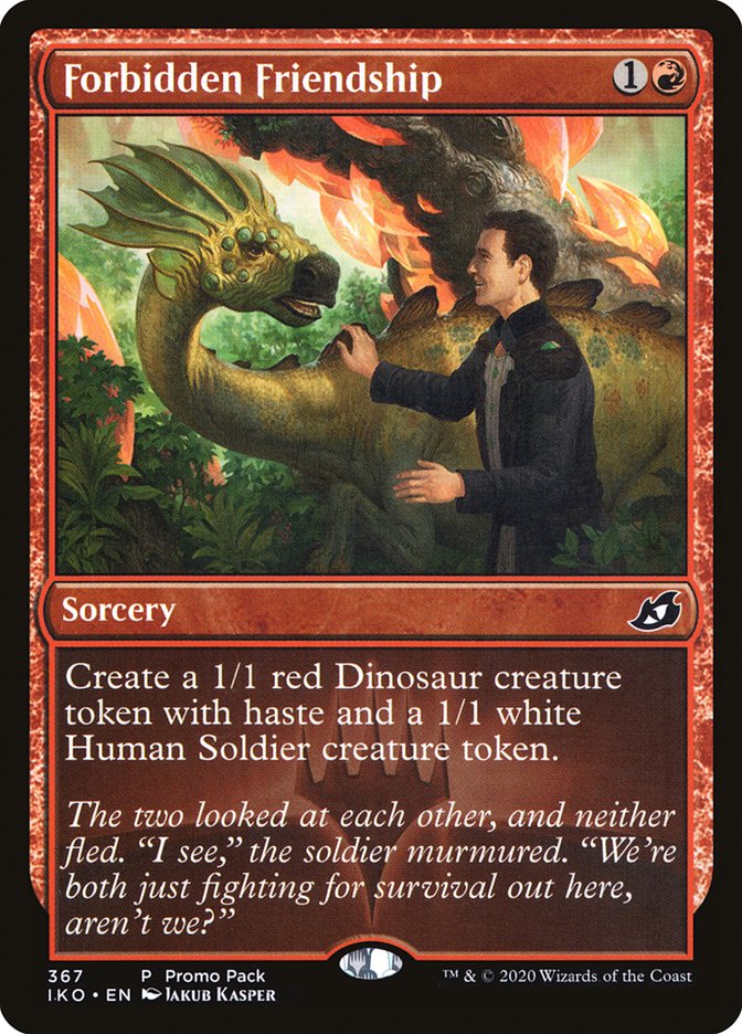 Forbidden Friendship (Promo Pack) [Ikoria: Lair of Behemoths Promos] | Pegasus Games WI