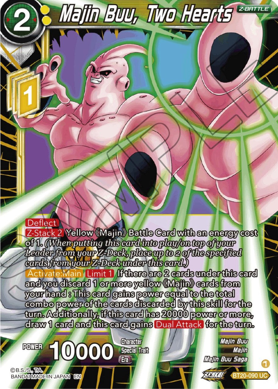Majin Buu, Two Hearts (BT20-090) [Power Absorbed] | Pegasus Games WI