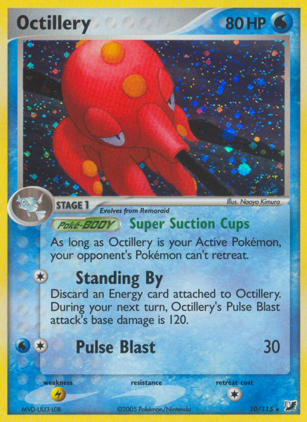 Octillery (10/115) [EX: Unseen Forces] | Pegasus Games WI