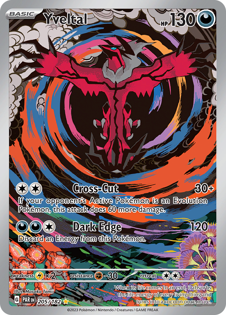 Yveltal (205/182) [Scarlet & Violet: Paradox Rift] | Pegasus Games WI