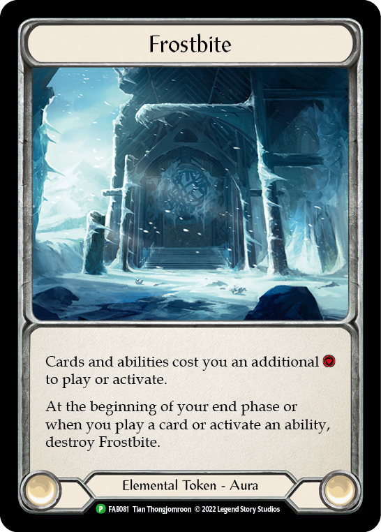 Frostbite [FAB081] (Promo)  Cold Foil | Pegasus Games WI