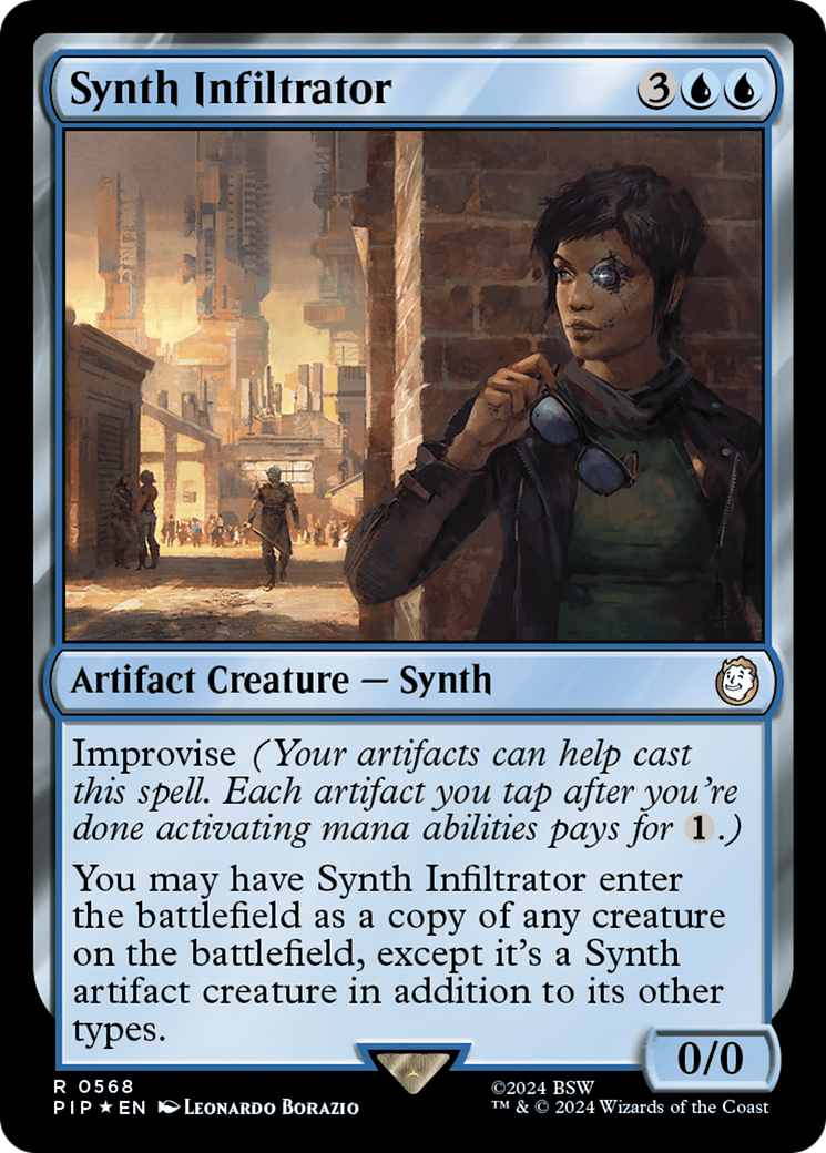 Synth Infiltrator (Surge Foil) [Fallout] | Pegasus Games WI