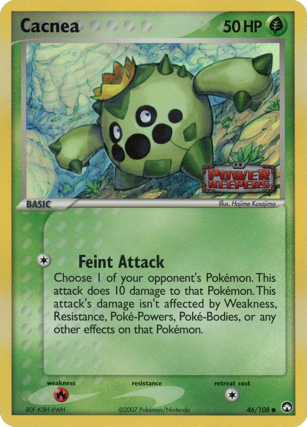 Cacnea (46/108) (Stamped) [EX: Power Keepers] | Pegasus Games WI