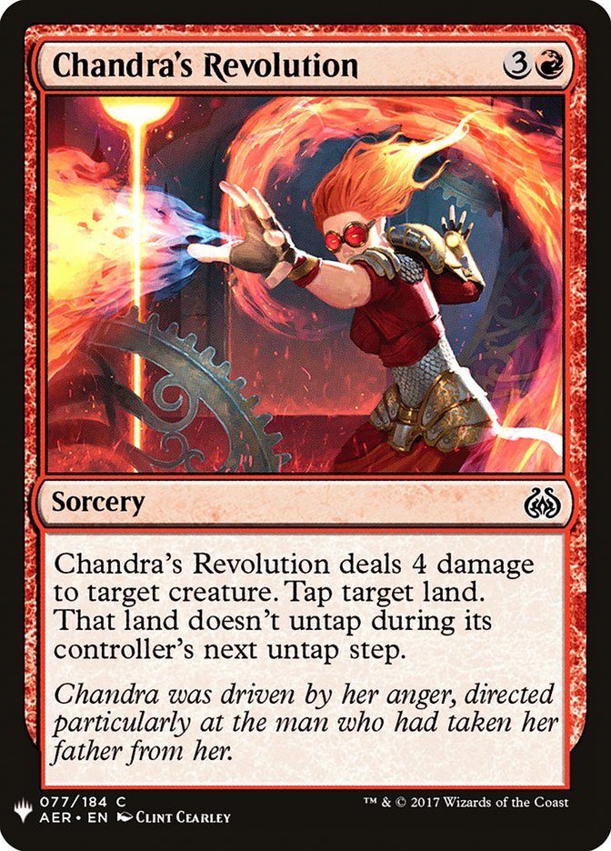 Chandra's Revolution [Mystery Booster] | Pegasus Games WI