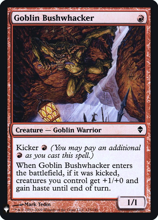 Goblin Bushwhacker [Mystery Booster] | Pegasus Games WI