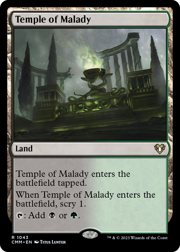 Temple of Malady [Commander Masters] | Pegasus Games WI