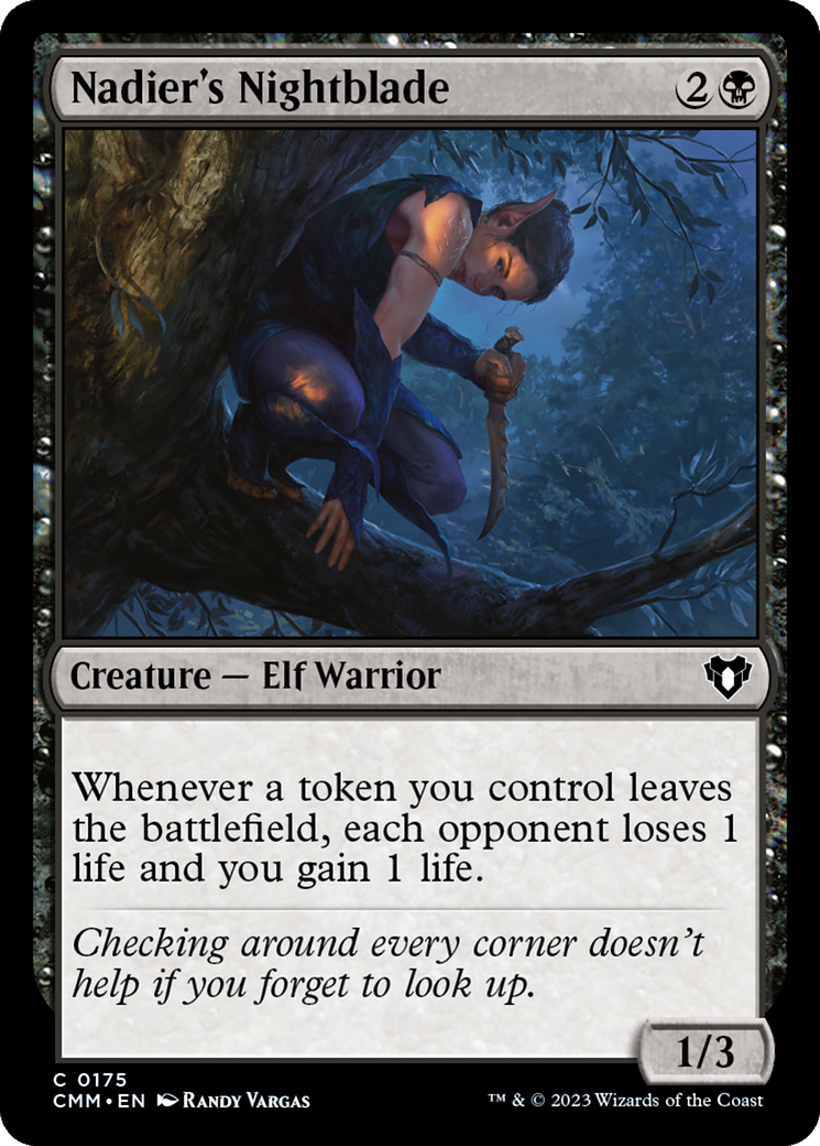Nadier's Nightblade [Commander Masters] | Pegasus Games WI