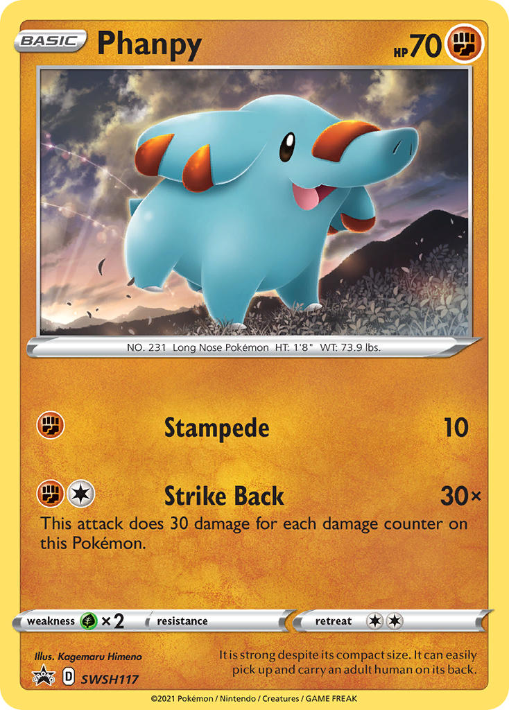 Phanpy (SWSH117) [Sword & Shield: Black Star Promos] | Pegasus Games WI