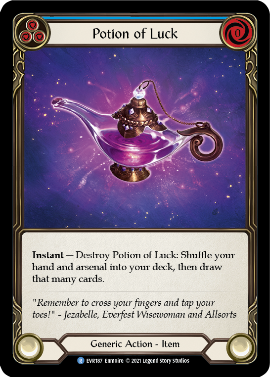 Potion of Luck [EVR187] (Everfest)  1st Edition Normal | Pegasus Games WI
