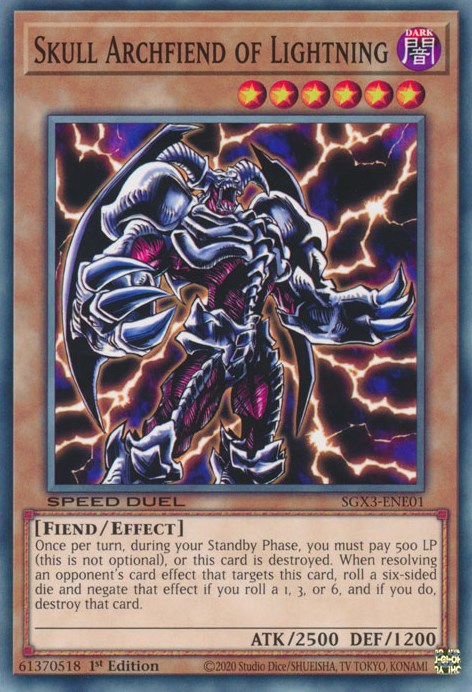 Skull Archfiend of Lightning [SGX3-ENE01] Common | Pegasus Games WI