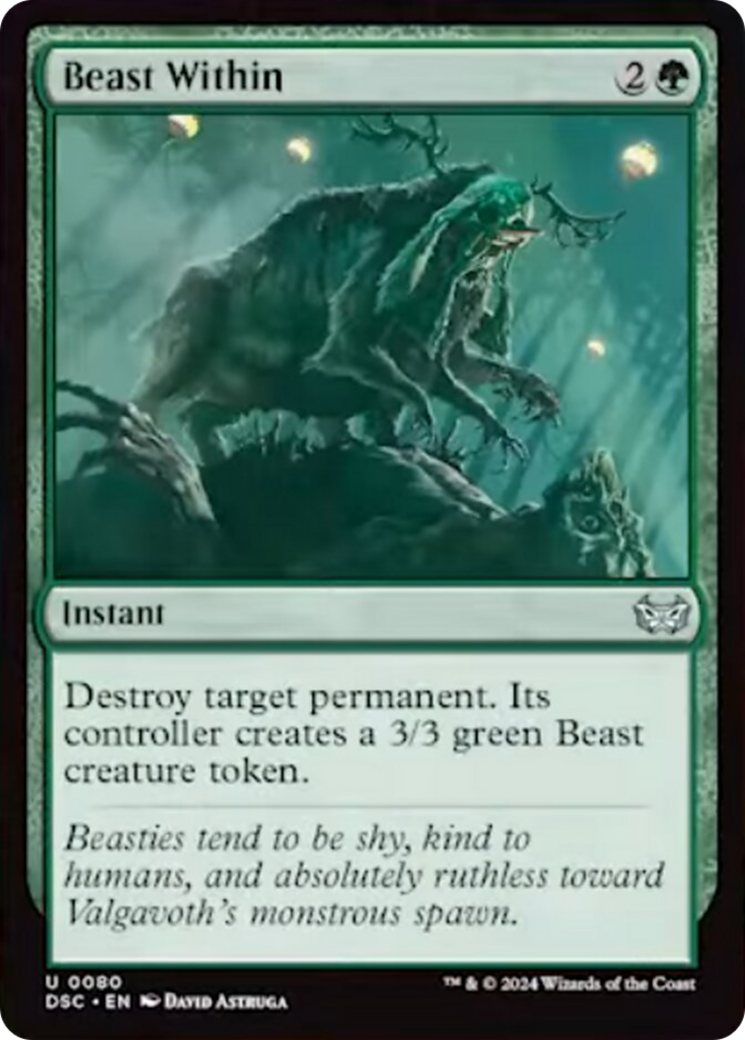 Beast Within [Duskmourn: House of Horror Commander] | Pegasus Games WI