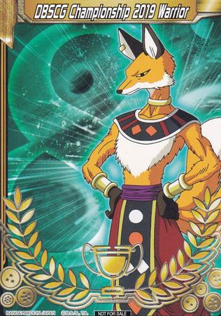 DBSCG Championship 2019 Warrior (Merit Card) - Universe 8 "Liqueur" (8) [Tournament Promotion Cards] | Pegasus Games WI