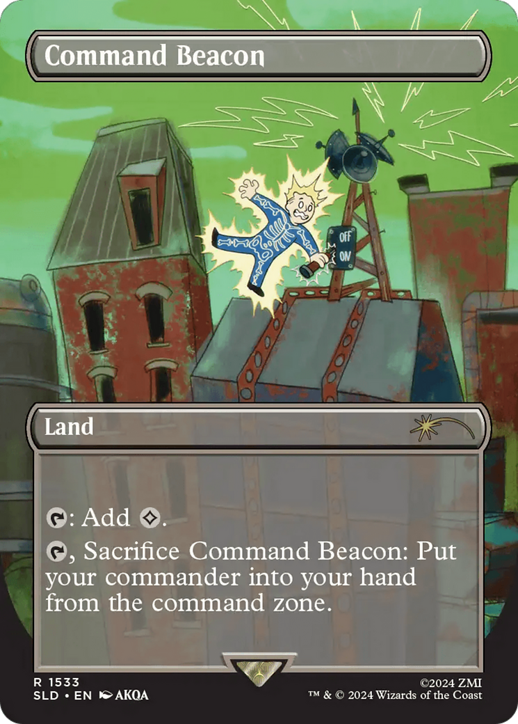 Command Beacon (Rainbow Foil) [Secret Lair Drop Series] | Pegasus Games WI