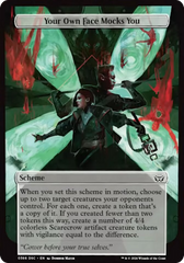 Your Own Face Mocks You (Full Art) [Duskmourn: Archenemy] | Pegasus Games WI