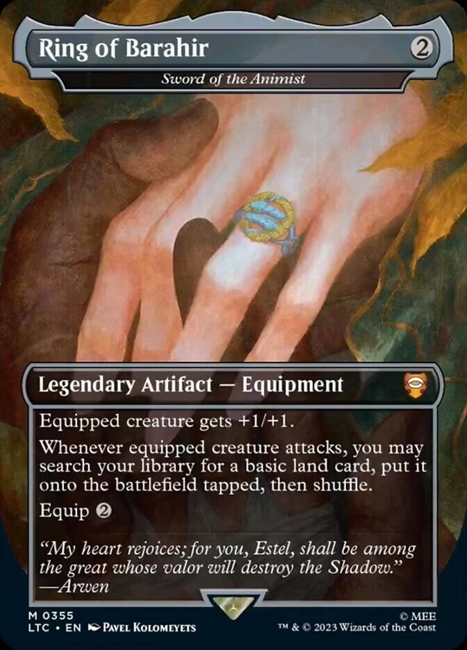 Ring of Barahir - Sword of the Animist [The Lord of the Rings: Tales of Middle-Earth Commander] | Pegasus Games WI