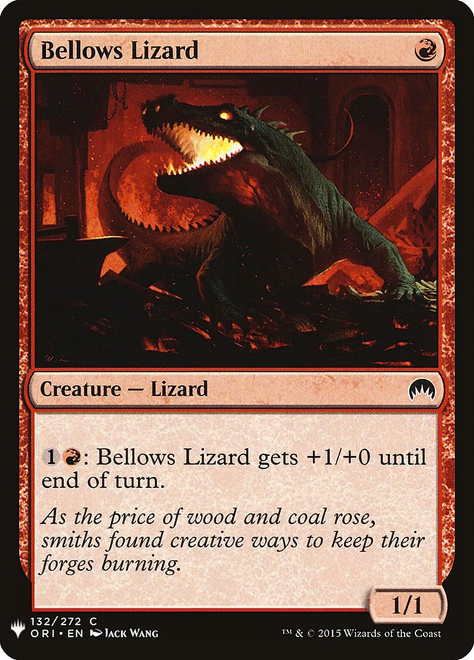 Bellows Lizard [Mystery Booster] | Pegasus Games WI