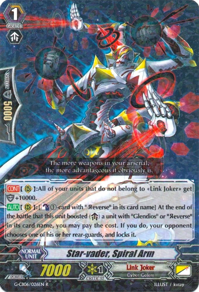 Star-vader, Spiral Arm (G-CB06/026EN) [Rondeau of Chaos and Salvation] | Pegasus Games WI