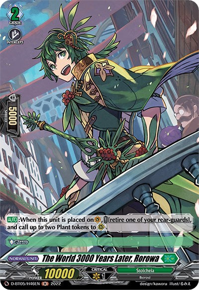 The World 3000 Years Later, Rorowa (D-BT05/H46EN) [Triumphant Return of the Brave Heroes] | Pegasus Games WI