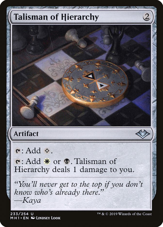 Talisman of Hierarchy [Modern Horizons] | Pegasus Games WI