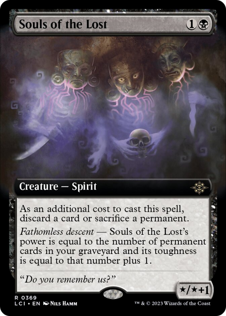 Souls of the Lost (Extended Art) [The Lost Caverns of Ixalan] | Pegasus Games WI