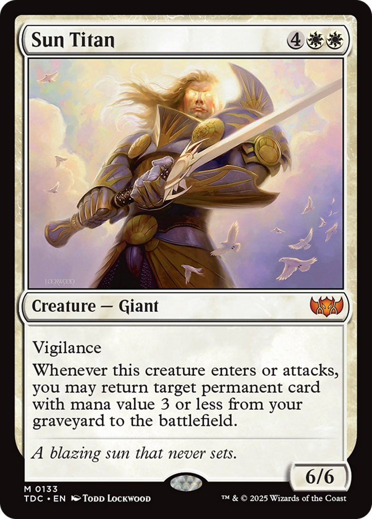 Sun Titan [Tarkir: Dragonstorm Commander] | Pegasus Games WI