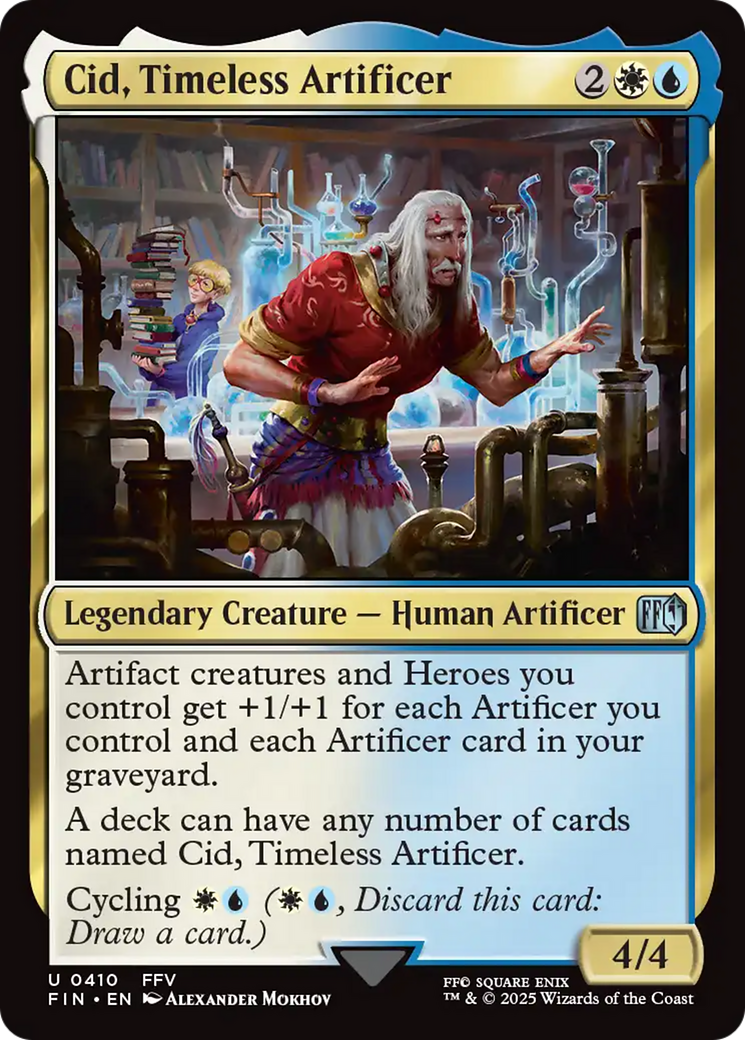 Cid, Timeless Artificer (0410) [FINAL FANTASY] | Pegasus Games WI