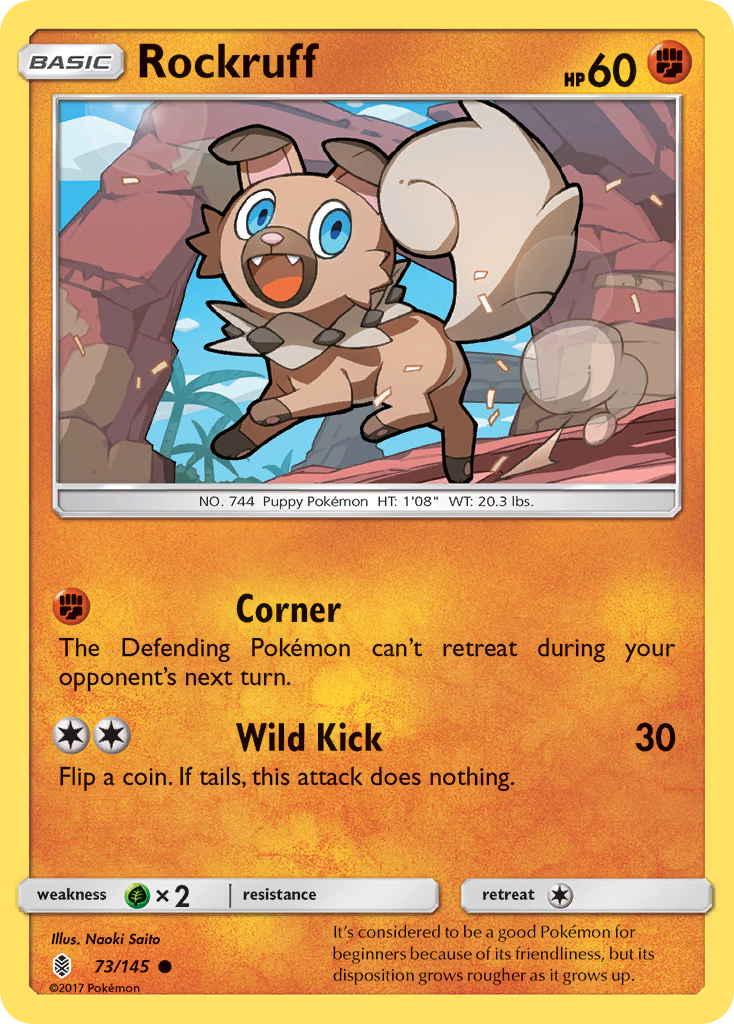 Rockruff (73/145) [Sun & Moon: Guardians Rising] | Pegasus Games WI