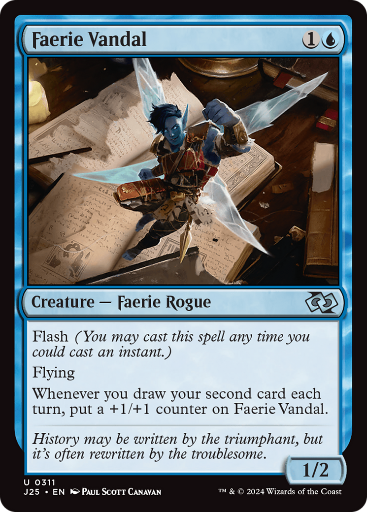 Faerie Vandal [Foundations Jumpstart] | Pegasus Games WI