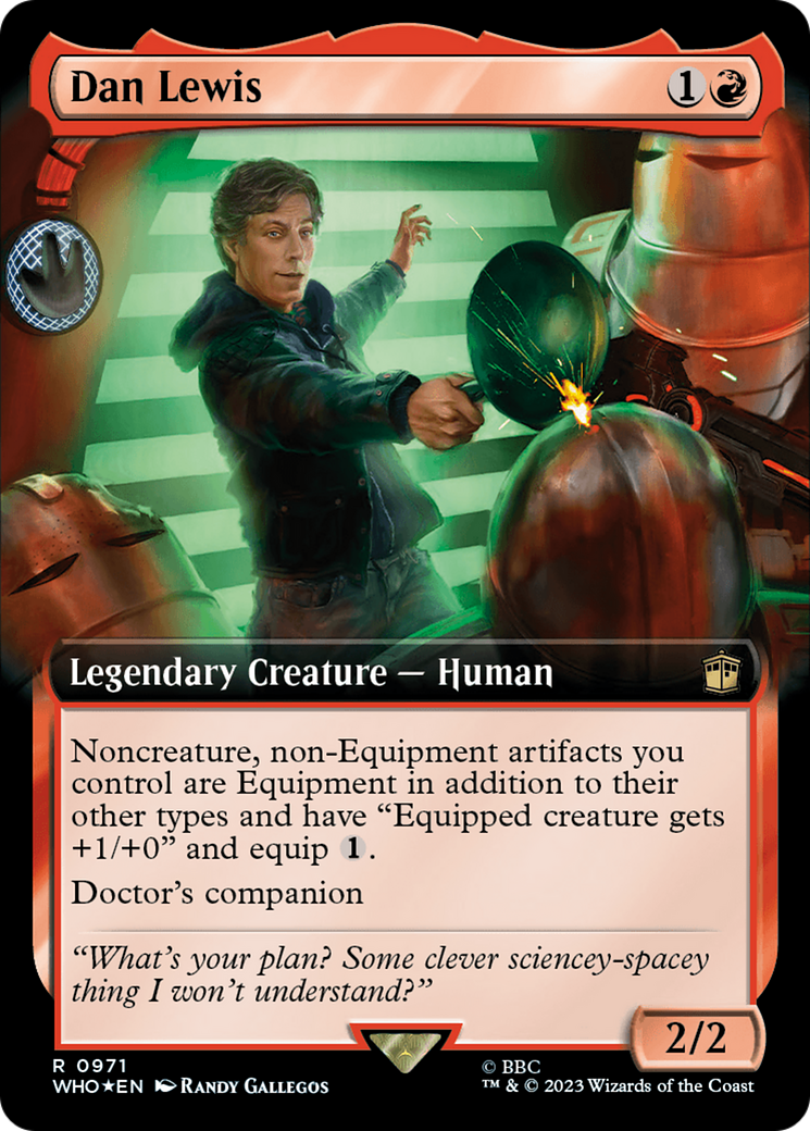 Dan Lewis (Extended Art) (Surge Foil) [Doctor Who] | Pegasus Games WI