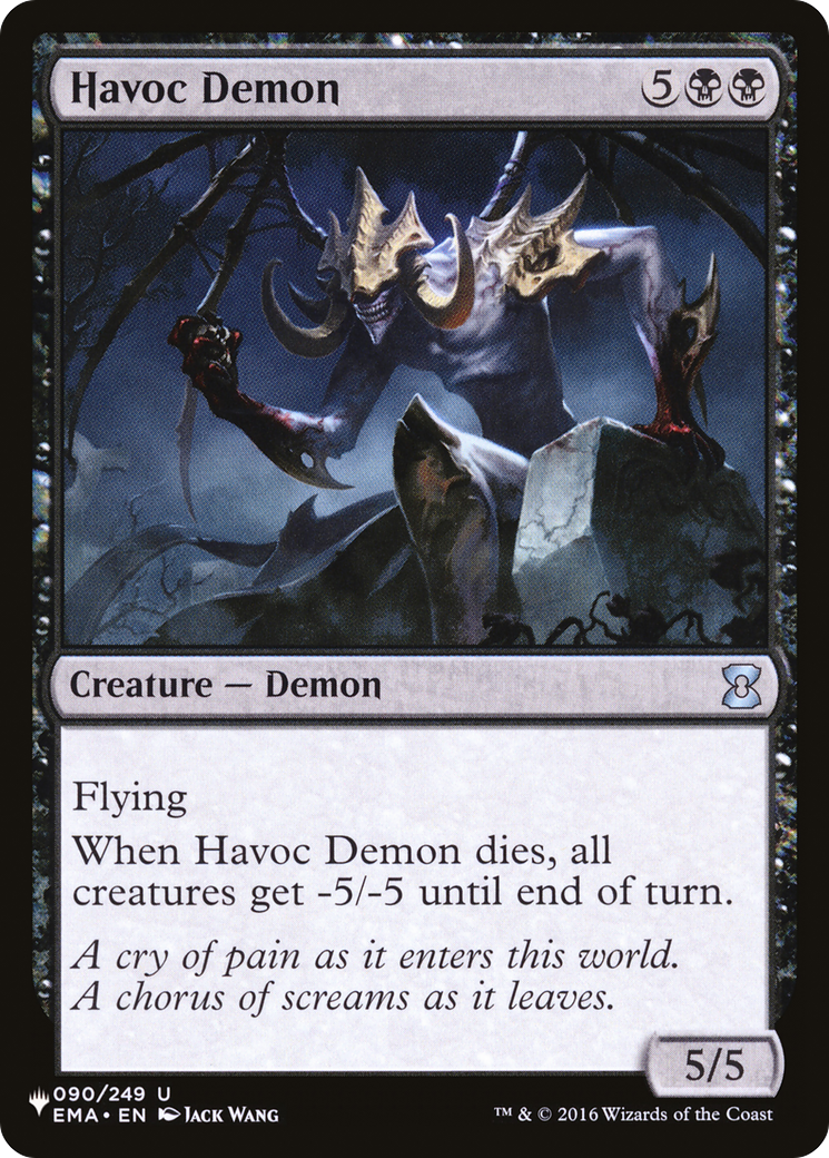 Havoc Demon [The List Reprints] | Pegasus Games WI