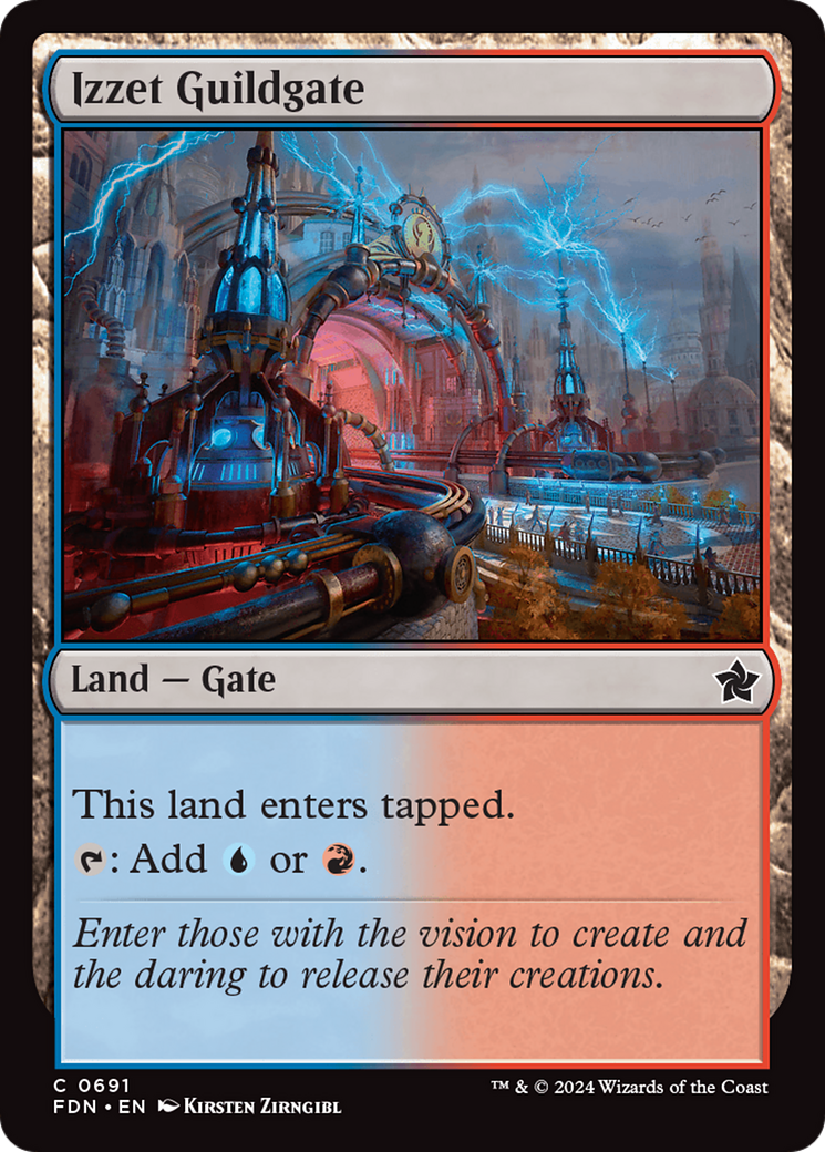 Izzet Guildgate [Foundations] | Pegasus Games WI