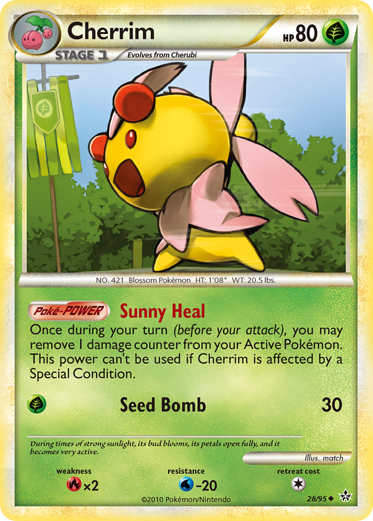 Cherrim (28/95) [HeartGold & SoulSilver: Unleashed] | Pegasus Games WI