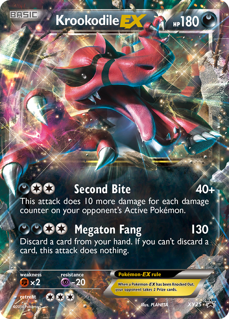 Krookodile EX (XY25) [XY: Black Star Promos] | Pegasus Games WI