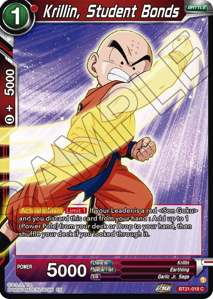 Krillin, Student Bonds (BT21-018) [Wild Resurgence] | Pegasus Games WI