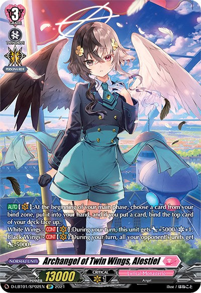 Archangel of Twin Wings, Alestiel (D-LBT01/SP02EN) [Lyrical Melody] | Pegasus Games WI