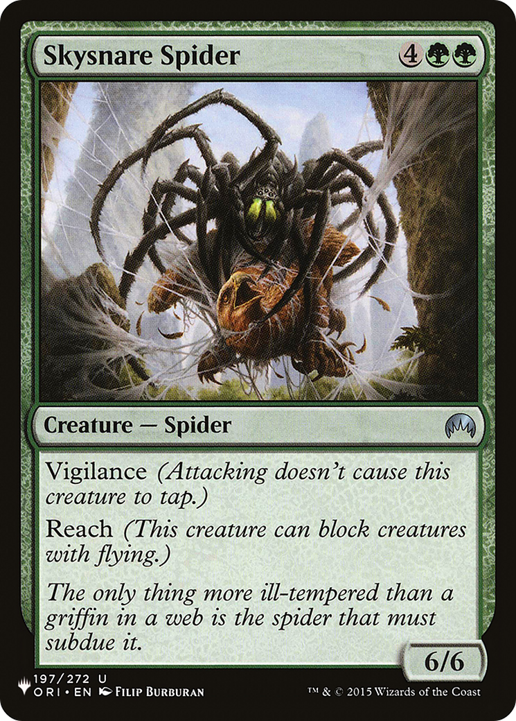 Skysnare Spider [The List Reprints] | Pegasus Games WI