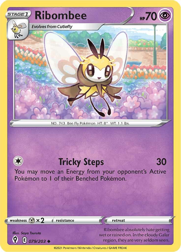 Ribombee (079/203) [Sword & Shield: Evolving Skies] | Pegasus Games WI