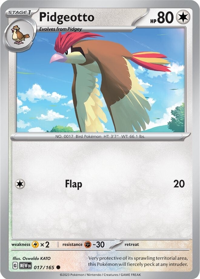 Pidgeotto (017/165) [Scarlet & Violet 151] | Pegasus Games WI