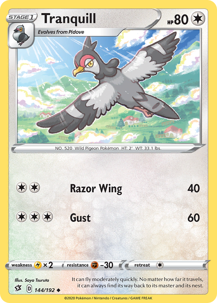 Tranquill (144/192) [Sword & Shield: Rebel Clash] | Pegasus Games WI