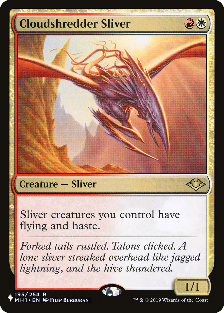Cloudshredder Sliver (MH1) [The List] | Pegasus Games WI