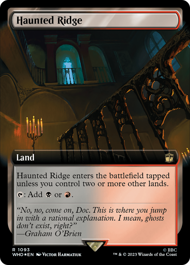 Haunted Ridge (Extended Art) (Surge Foil) [Doctor Who] | Pegasus Games WI