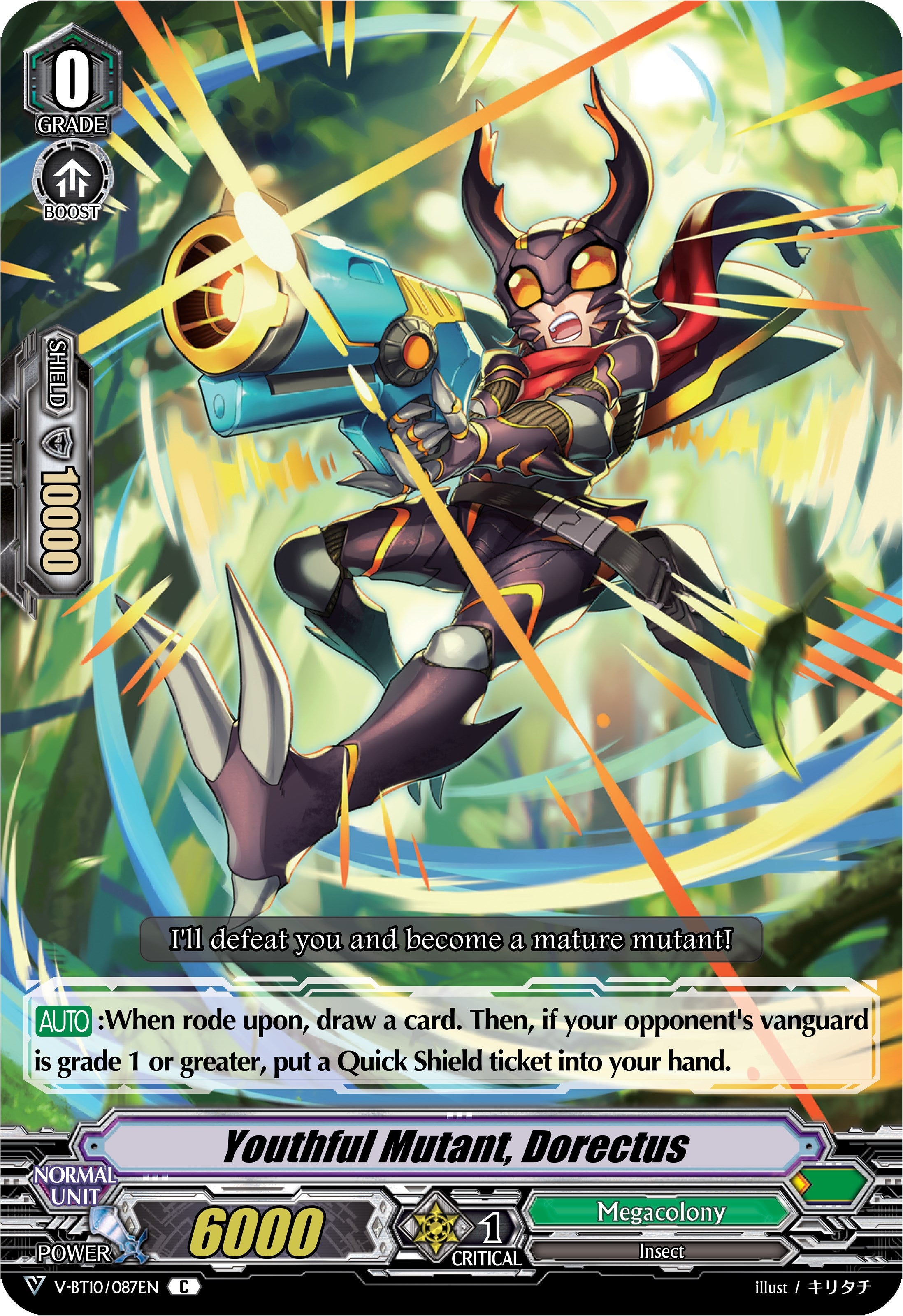 Youthful Mutant, Dorectus (V-BT10/087EN) [Phantom Dragon Aeon] | Pegasus Games WI