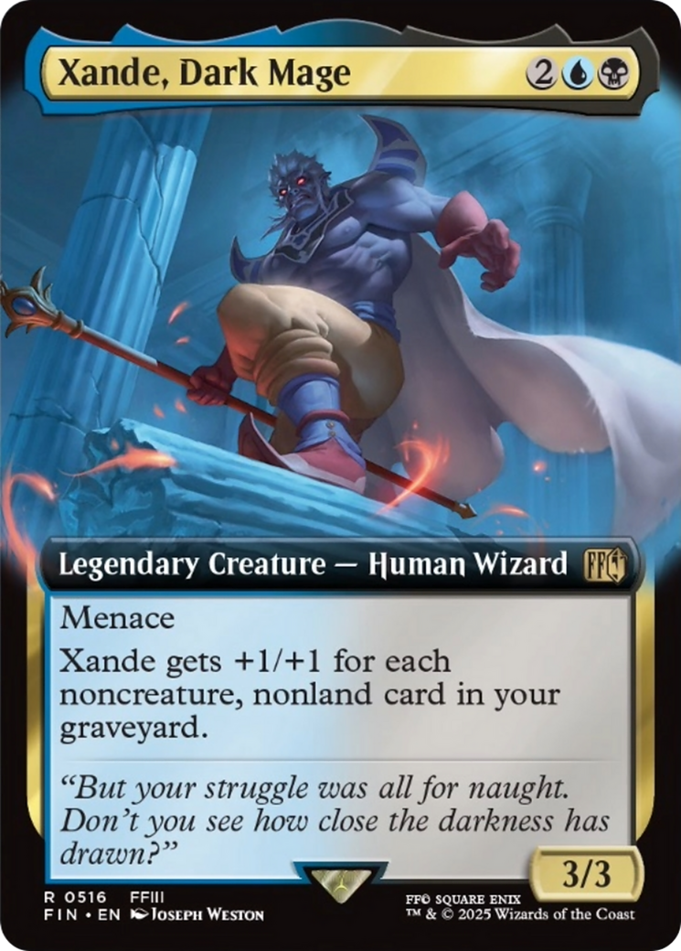 Xande, Dark Mage (Extended Art) [FINAL FANTASY] | Pegasus Games WI