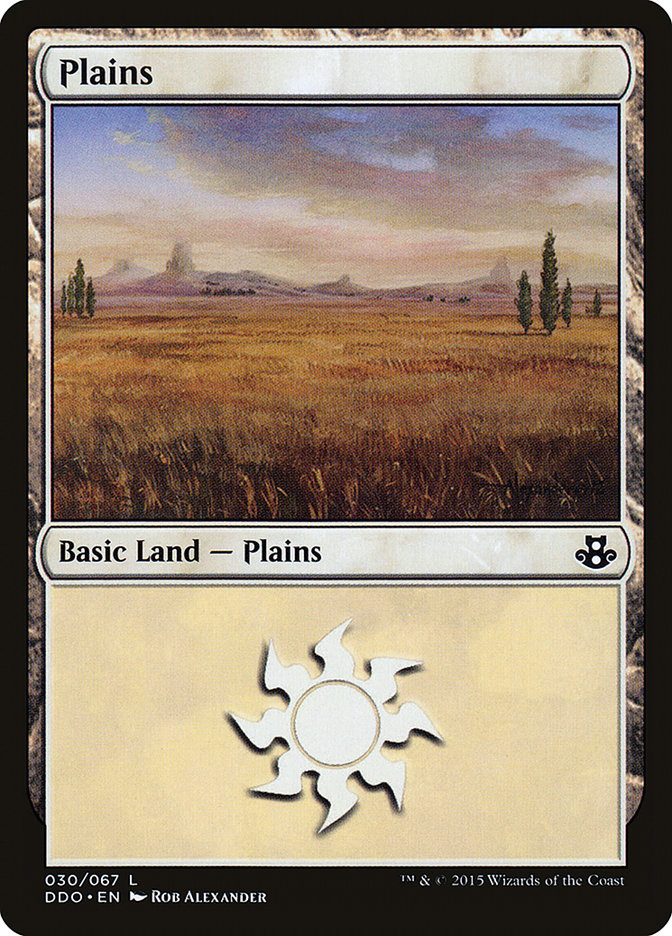 Plains (30) [Duel Decks: Elspeth vs. Kiora] | Pegasus Games WI