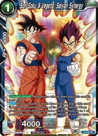 Son Goku & Vegeta, Saiyan Synergy (Unison Warrior Series Tournament Pack Vol.3) (P-276) [Tournament Promotion Cards] | Pegasus Games WI