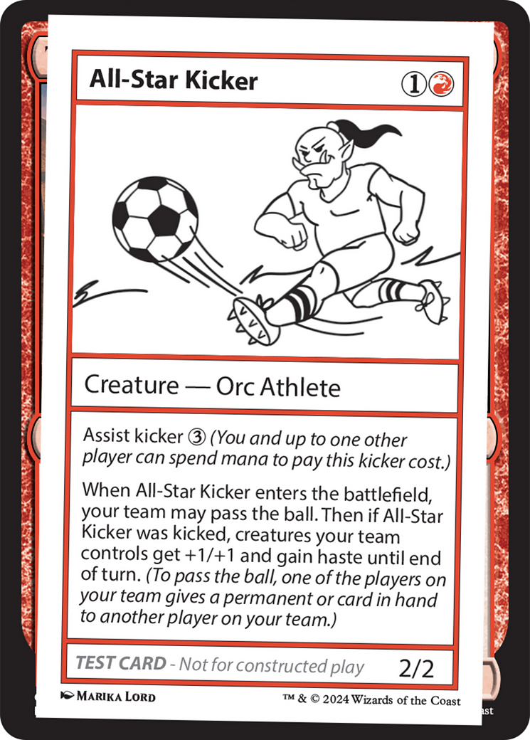 All-Star Kicker [Mystery Booster 2 Playtest Cards] | Pegasus Games WI