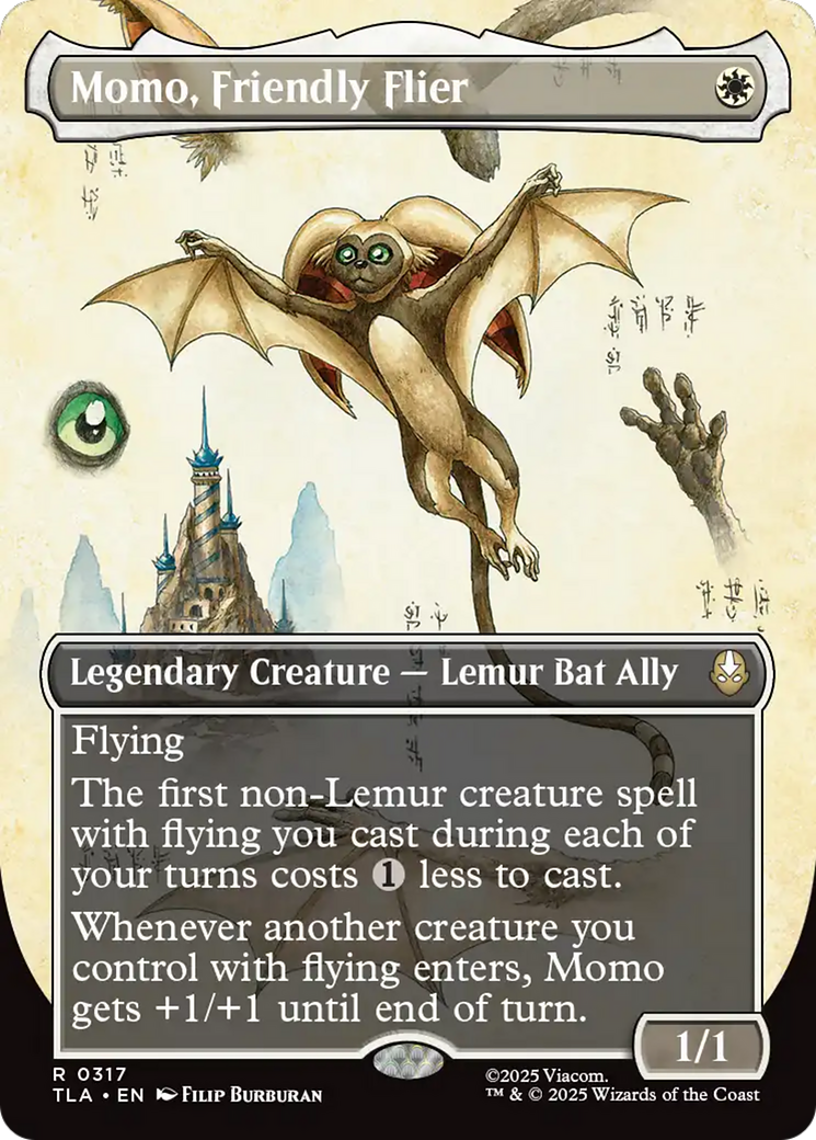 Momo, Friendly Flier (Borderless) [Avatar: The Last Airbender] | Pegasus Games WI